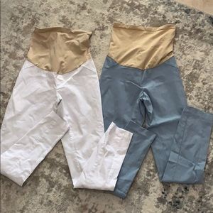 Pair Maternity ankle dress pants